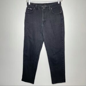 Riders by Lee VTG Black Mom Denim Cotton High‎ Waist Jeans Vintage 90s